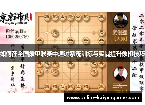 如何在全国象甲联赛中通过系统训练与实战提升象棋技巧