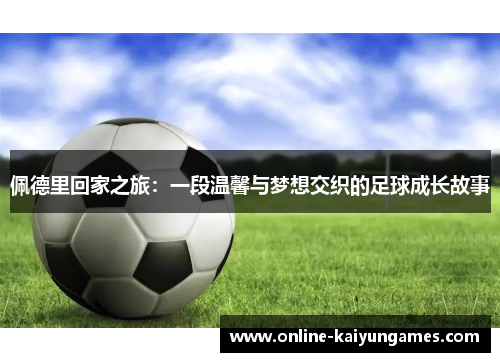 佩德里回家之旅：一段温馨与梦想交织的足球成长故事