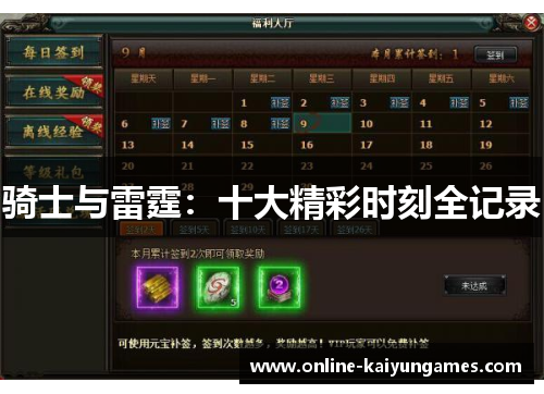 骑士与雷霆：十大精彩时刻全记录